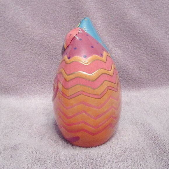 Vtg Laurel Burch Rainbow Cats Sculpture Feline Kitty Trio Hand Painted Signed - Picture 10 of 12